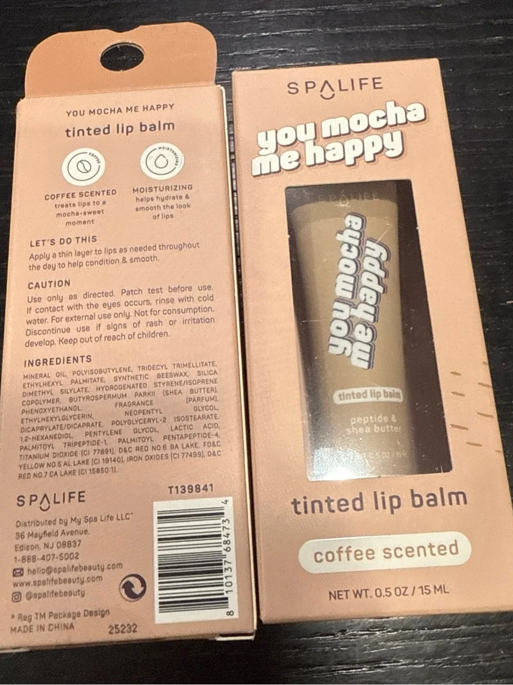 SpaLife 2-Pack You Mocha Me Happy Tinted Lip Balm